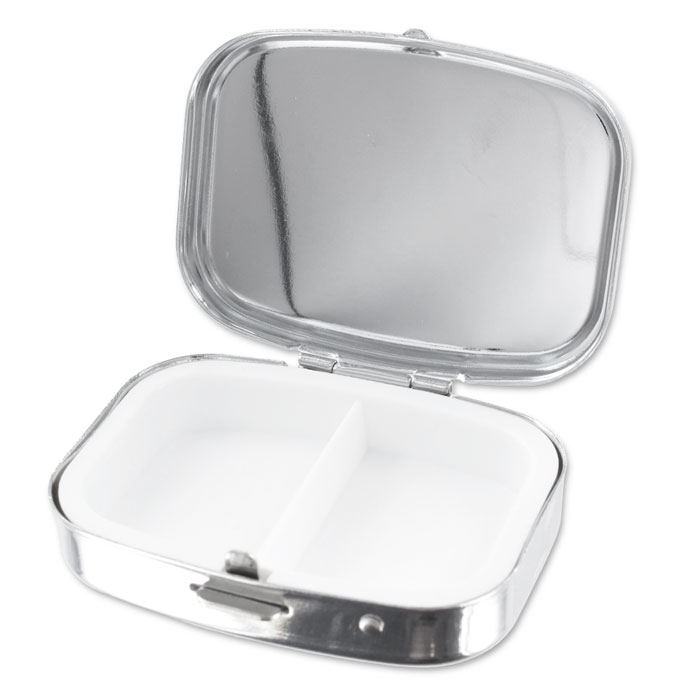 Scatola di pillole di bambù Eco pillola organizer 11x11x3cm 7 giorno