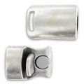 Chiusura magnetica per Regaliz Placcatura argento antico x1