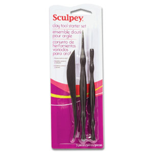 Studio - Set di 3 attrezzi punte doppie : testura e dettaglio