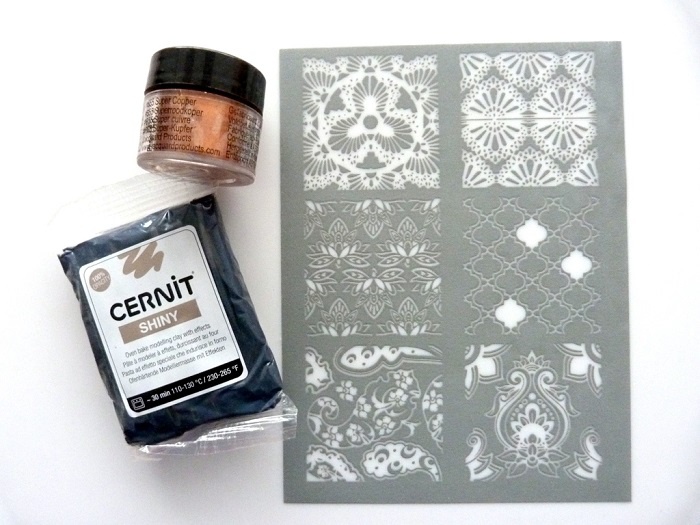 come utilizzare-serigrafia-sur-pate-polimero materiali comment-utiliser-silkscreen-sur-pate-polymere-materiel