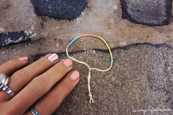 Bracciale filo da ricamo Miyuki Delicas : Tappa 4