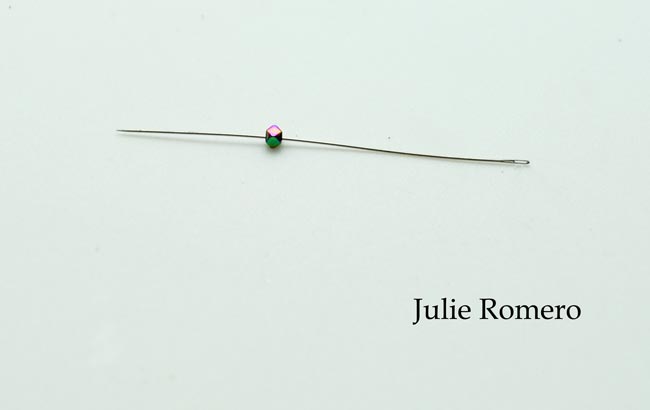 Anello della treccia con cabochon e PureCrystal ematite : Tappa 4