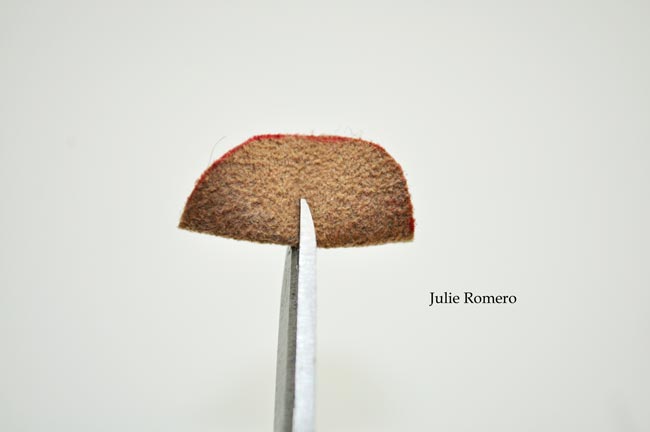 Anello della treccia con cabochon e PureCrystal ematite : Tappa 13