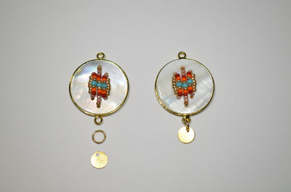 Orecchini etnici nappe di perle chic e Miyuki