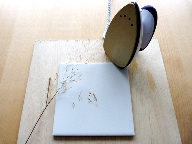 Orecchini in resina UV LED con inclusioni vegetali : Tappa 1