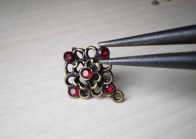 Orecchini a goccia-siam-PureCrystal-1