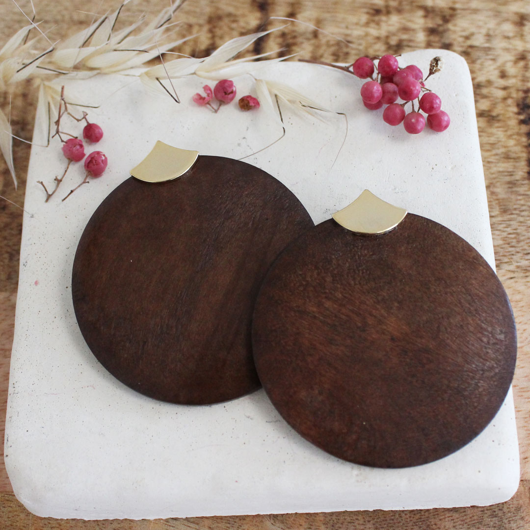 Schema Orecchini grandi XXL in legno in stile etnico Schema Orecchini grandi XXL in legno in stile etnico