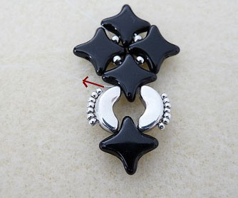 Orecchini fai-da-te facili con perle di perline e perline in vetro Arcos Boucles d'oreilles DIY facile avec des perles de verre Star Beads et Arcos