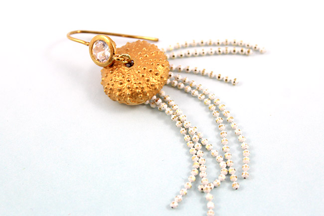 Orecchini a forma di medusa : Tappa 3