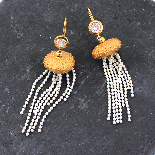 Orecchini a forma di medusa