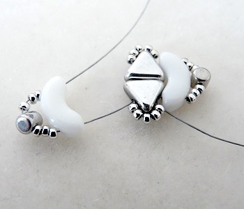 Bracciale Lucia sughero Cheope e perle, Arcos e Minosse Puca