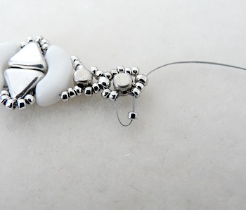 Bracciale Lucia sughero Cheope e perle, Arcos e Minosse Puca