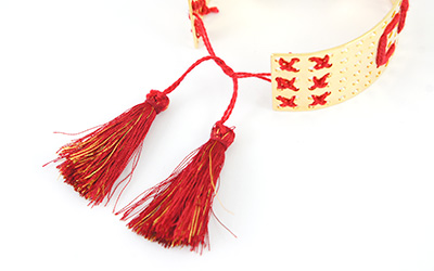 bracelet ajour&eacute; pr&eacute;nom tiss&eacute; 07