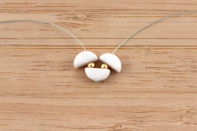 Bracciale con perline di vetro di Marrakech in stile Kos e Kos 1 Manchette perles en verre Star Beads et Kos style Marrakech 1