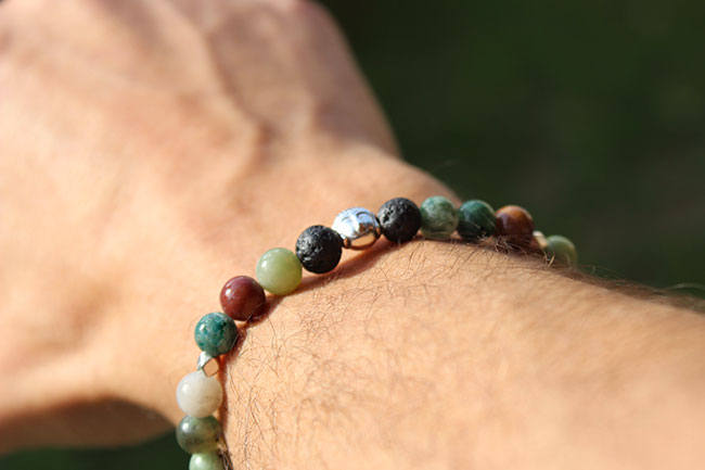 2 Pièces/ensemble Distance Bracelet Couple Classique Pierre Naturelle Yin Yang P - Foto 2