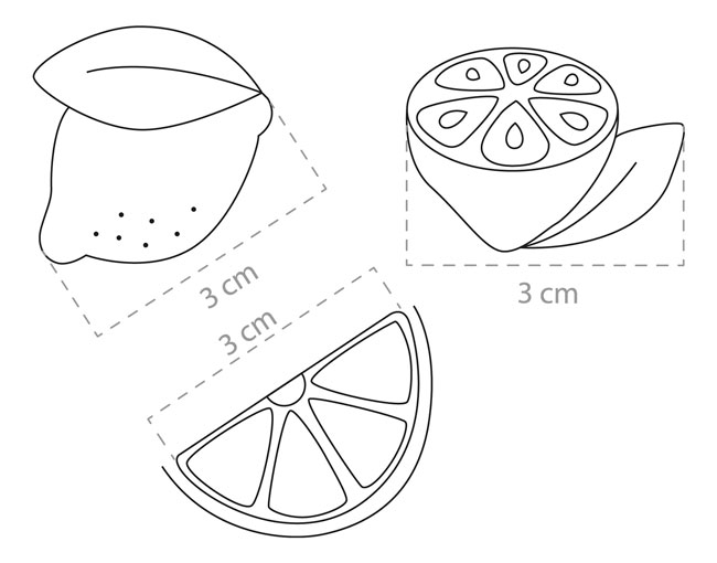 DIY Broches Citrons en bois motifs DIY Broches Citrons en bois motifs