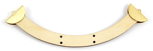 Collana pettorale in legno e top PureCrystal Pacific Opal etnica ispirazione chic : Tappa 1