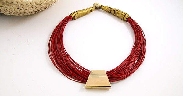 Collana con quadrifoglio e coccinella oro 18K - Gioielleria online Guerriero pozzuoli- preziosi oro