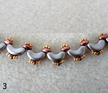 Collana Jéromine Arcos® Khéops® e rock da Puca® : Tappa 3