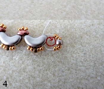 Collana Jéromine Arcos® Khéops® e rock da Puca® : Tappa 4