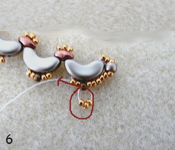 Collana Jéromine Arcos® Khéops® e rock da Puca® : Tappa 6