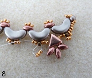 Collana Jéromine Arcos® Khéops® e rock da Puca® : Tappa 8