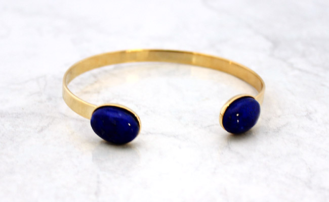 Impilabile nome cinghia Micro distanziali oro riempito e Rush Lapislazzuli 1 Stacking bracelet nom Micro Spacers gold filled et Jonc Lapis Lazuli 1