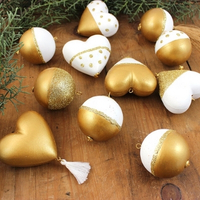 boule de noel dorée