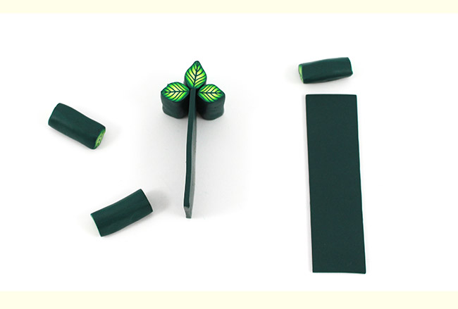 Structure cane feuilles et branche