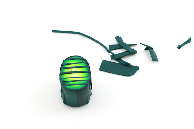 Realizzare una foglia di anatra in argilla Fimo : Tappa 7