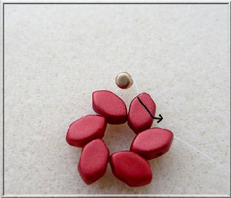 Fai da te Pia Parure Paros e Minos Glass Parure di Puca : Tappa 5