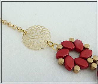 Fai da te Pia Parure Paros e Minos Glass Parure di Puca : Tappa 14