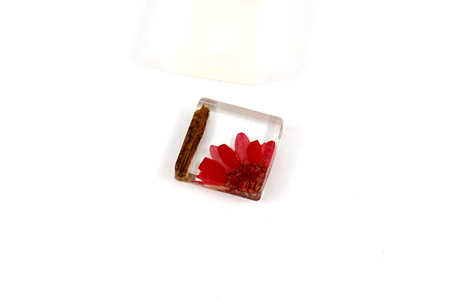 Ciondolo in resina con inclusioni di fiori e legno : Tappa 4 Ciondolo in resina con inclusioni di fiori e legno : Tappa 4