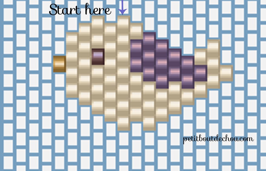 orecchini creola Tutorial fai da te perline di tessitura punto mattoni Miyuki schema primavera tema degli uccelli