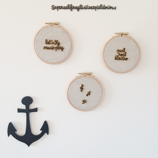 Tessitura parole Miyuki punto mattoni tessuto su telaio da ricamo