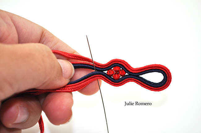 treccia bracciale e cristalli PureCrystal : Tappa 4