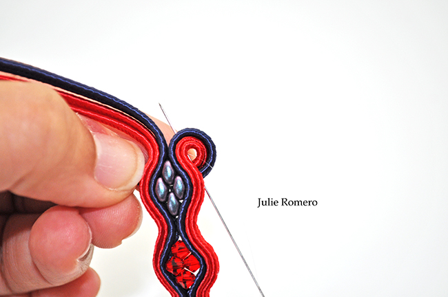 treccia bracciale e cristalli PureCrystal : Tappa 6