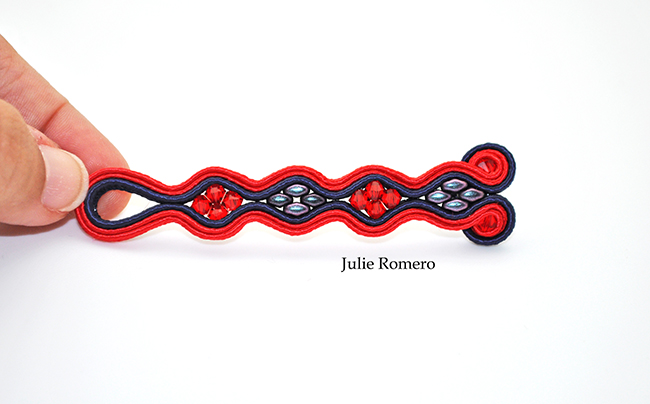 treccia bracciale e cristalli PureCrystal : Tappa 7