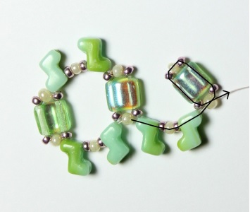 Tutorial-polso Zorro-perline-seta-beads-06