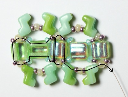 Tutorial-polso Zorro-perline-seta-beads-09