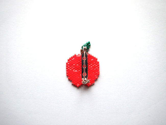 esercitazione alberino-brick-stitch-mela-big-apple-06