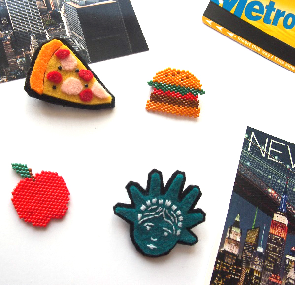 Broches thème New York Broches thème New York