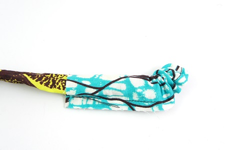 Collana in tessuto wax e conchiglie : Tappa 1