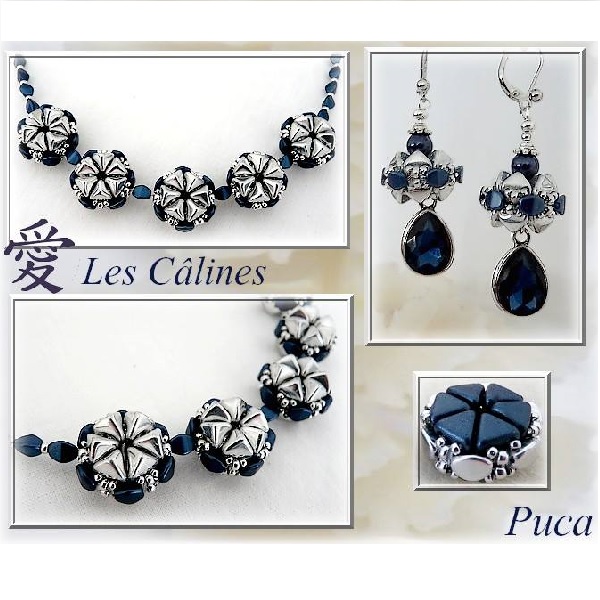 Collana fai da te con perla in rilievo con Puca® Super-KhéopS®