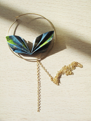 Orecchini Jungle Origami : Tappa 12 Orecchini Jungle Origami : Tappa 12