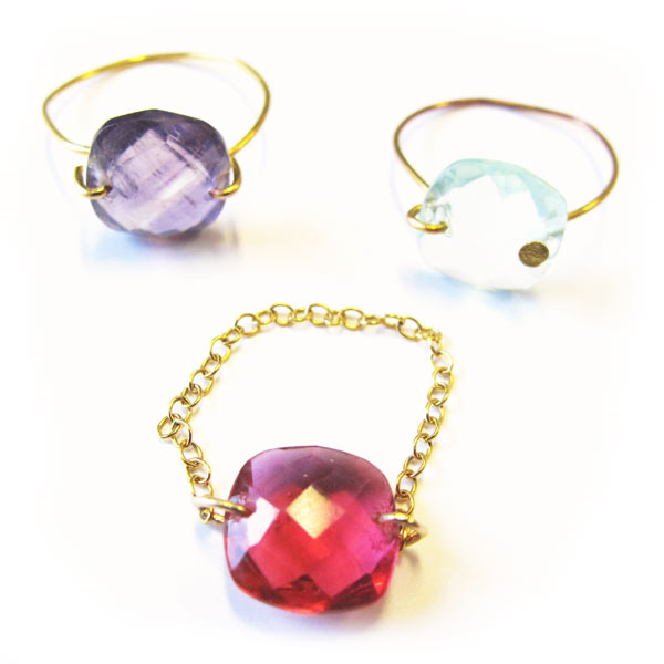 Anelli quadrati sfaccettati