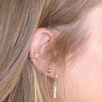 bague oreille etoile