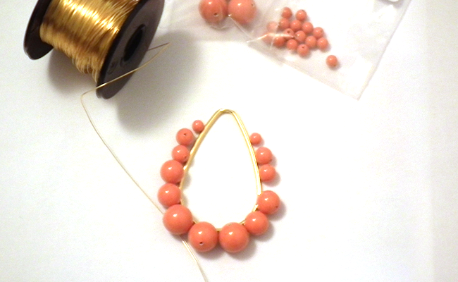 Fase 1 - Orecchini pendenti con perle PureCrystal rotonde e perline Miyuki 11 semi - montatura