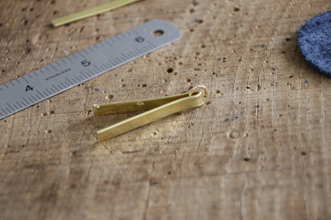 orecchino fai da te xxl bimateriale