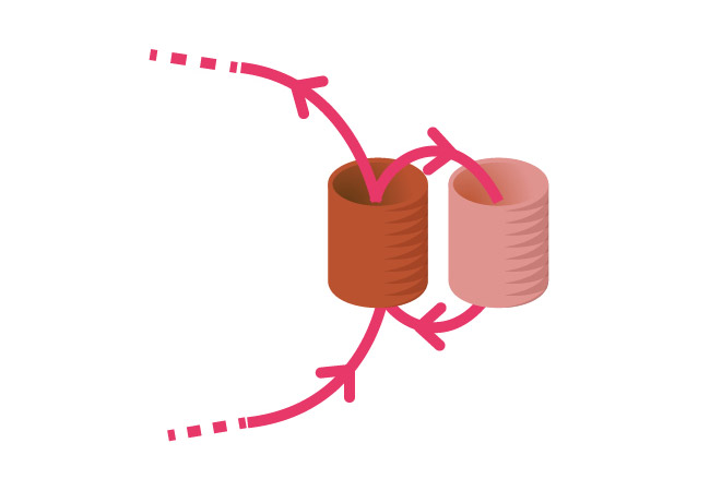 Orecchini mini pompon tessitura Miyuki passaggio 1